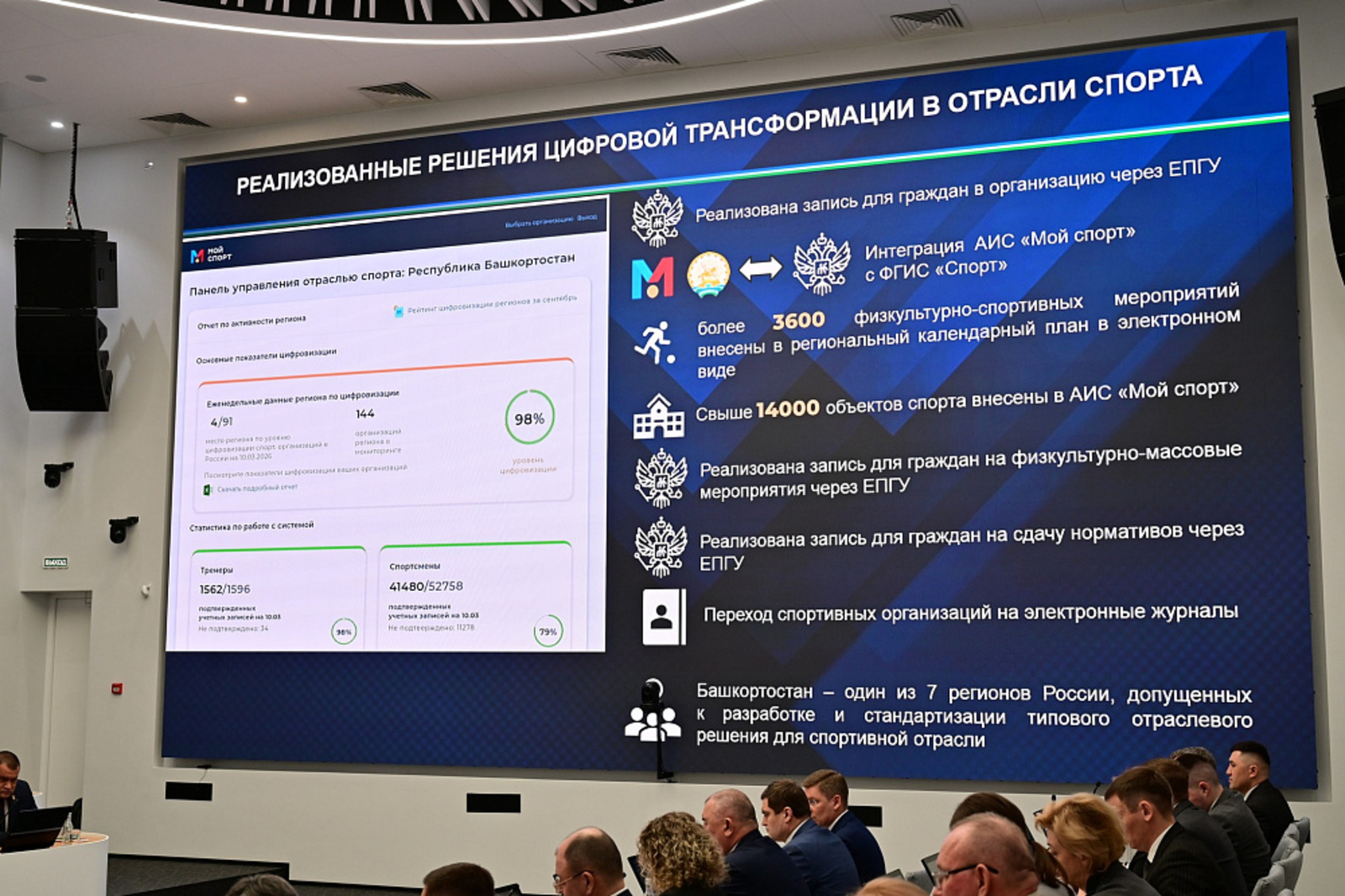 В Башкортостане на спортивных объектах внедряют технологии искусственного