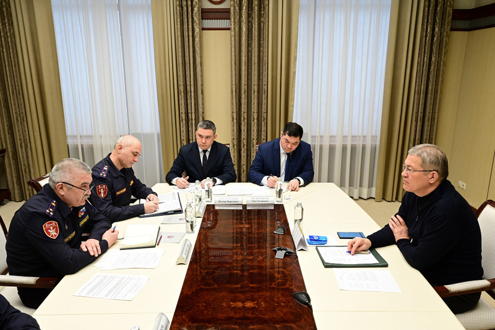 Встреча с врио начальника Управления Росгвардии по Башкортостану