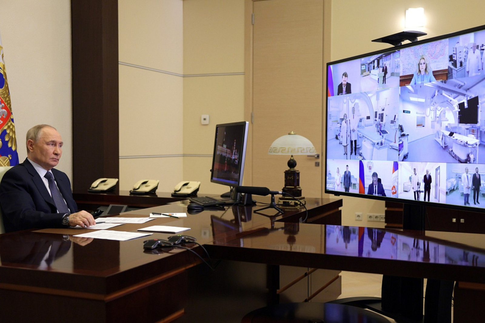 Владимир Путин: открытие хирургического корпуса Республиканского кардиоцентра