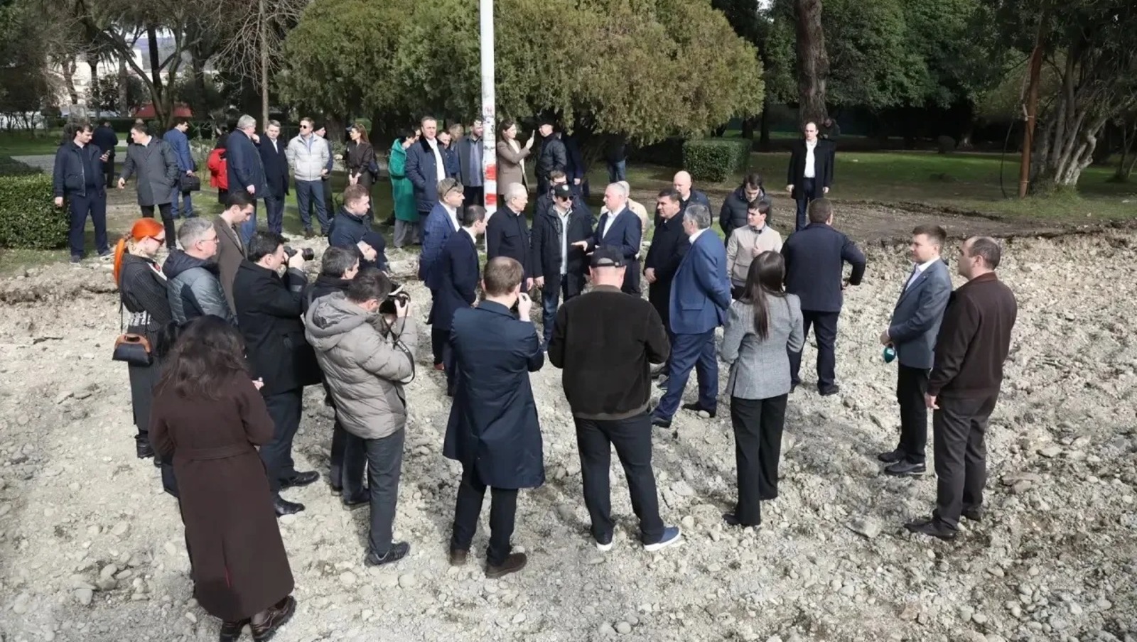 Строители Башкирии участвуют в обновлении набережной Диоскуров в Абхазии